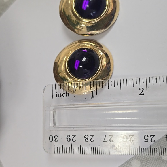 Vintage PAOLO Earrings Clip-on - Picture 3 of 5